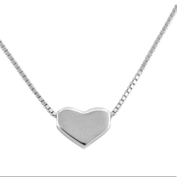 Jewelry - LAST 1- Sterling Silver (925) Heart Necklace
